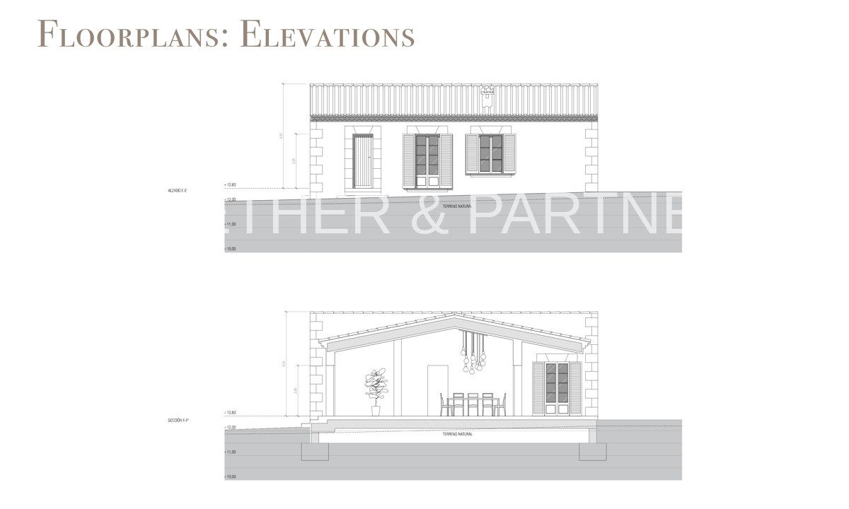 Floor plan elevaciones 2