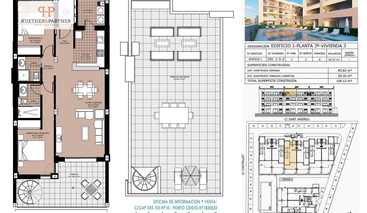 Gebäude 1 Wohnung 1-3-3