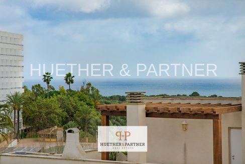 Meerblick von Dachterrasse